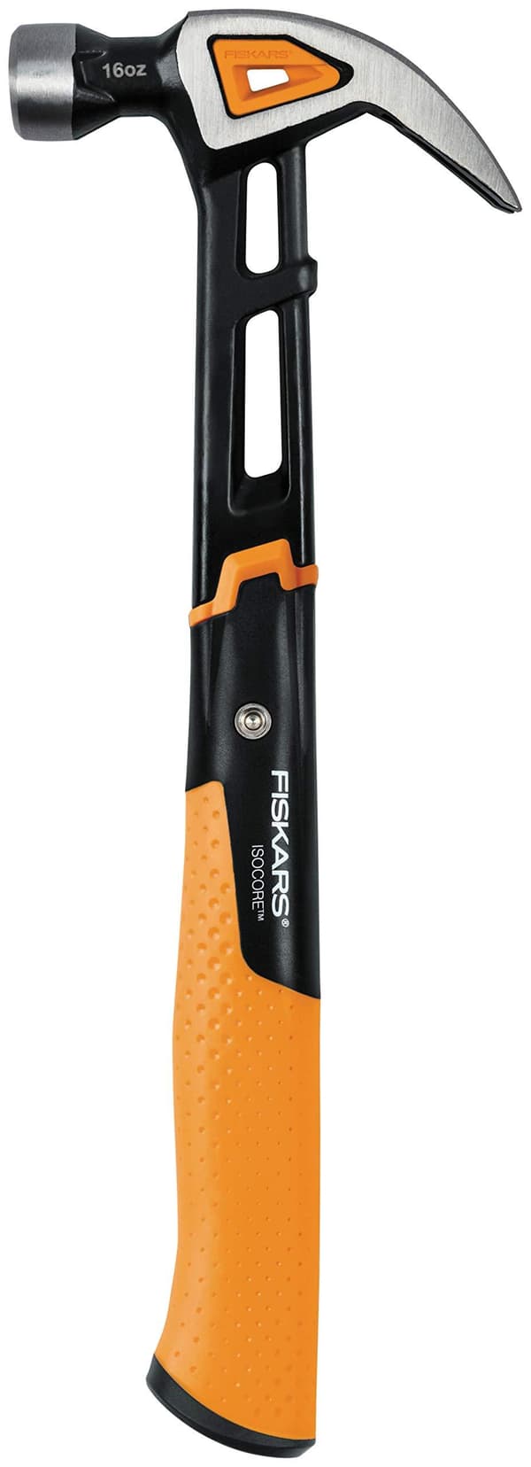 Hammare med spikdragare Fiskars IsoCore 1027202; M; 820 g