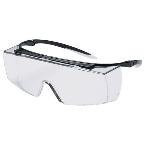 Skyddsglasögon Uvex Super f OTG; Supravision excellence; svart