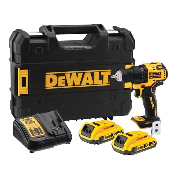 Skruvdragare/borr DeWalt DCD708D2T-QW; 18 V; 2x2,0 Ah batt.