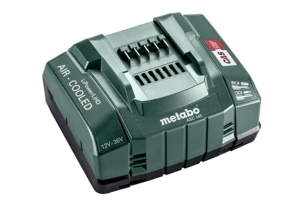 Laddare med kort laddningstid Metabo Air Cooled ASC 145; 12-36 V