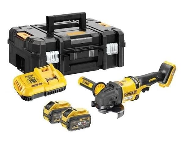 Vinkelslip Dewalt DCG418X2-QW; 54 V; 2x9,0 Ah batt.