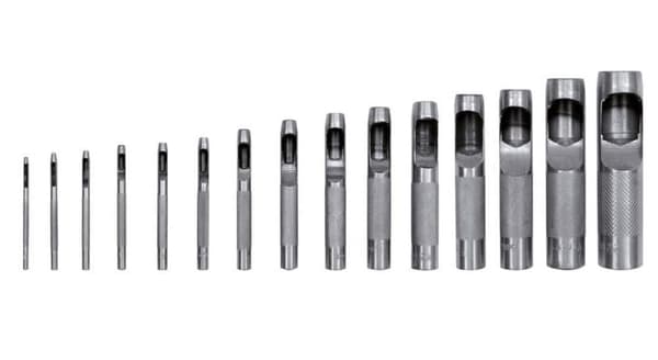 Håltagare för läder Yato YT-3591; 2-22 mm; 15 st.