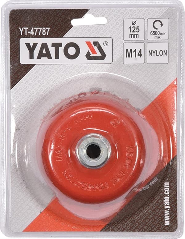 Skivborste – nylontråd Yato YT-47787; 125 mm