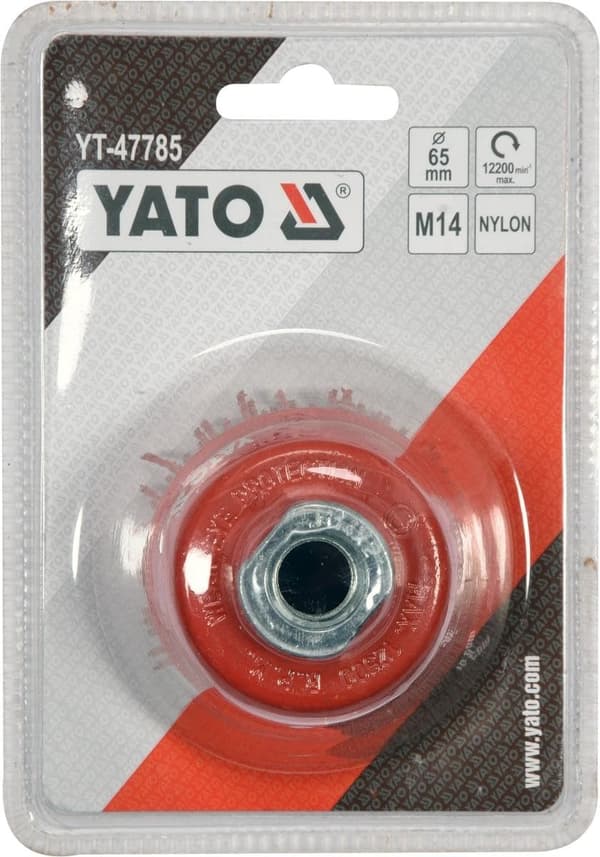 Skivborste – nylontråd Yato YT-47785; 65 mm