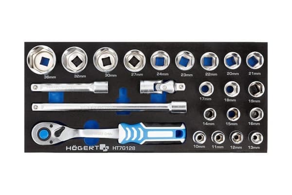 Verktygspaket Hogert HT7G128; 23 st.
