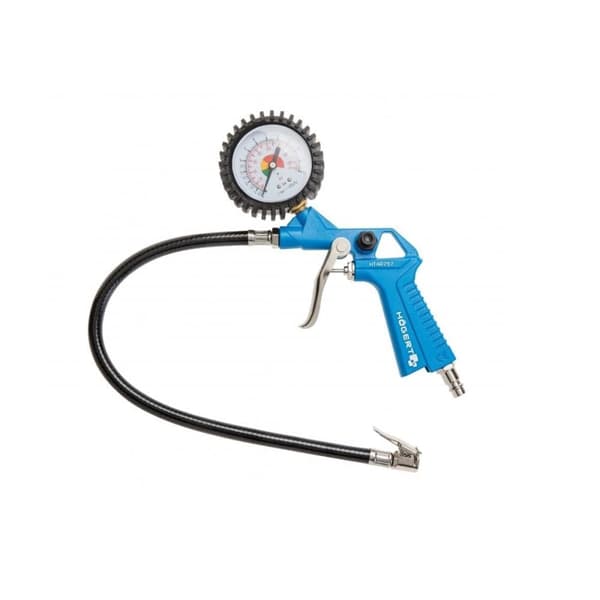 Däckpåfyllare med manometer Hogert HT4R757