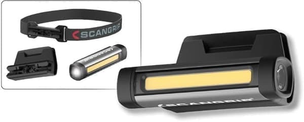 Pannlampa Scangrip FLEX WEAR KIT; 3,7 V; 1x0,8 Ah batt.