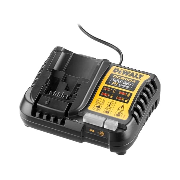 Laddare DeWalt DCB1104-QW; 10,8-18 V; Li-ion