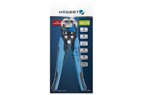 Avisoleringstång Hogert HT1P184; 205 mm