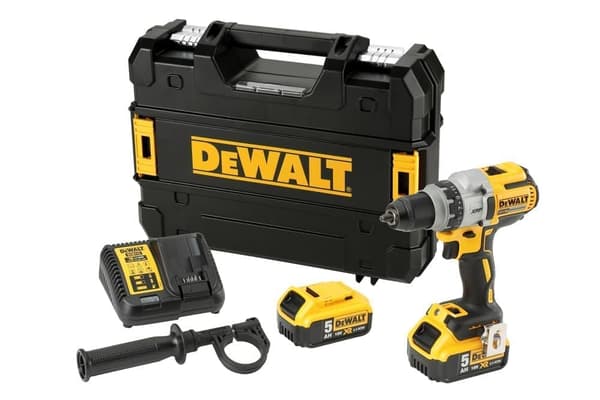 Skruvdragare/borr DeWalt DCD991P2-QW; 18 V; 2x5,0 Ah batt.