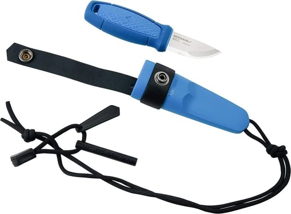 Kniv Morakniv Eldris Blue Kit 12631; 143x59 mm; med gnisttändare