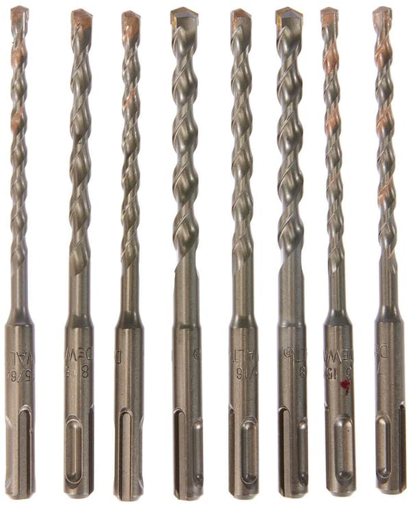 Borrsats för betong DeWalt DT60300-QZ; 6-8/ 10 mm; 8 st.