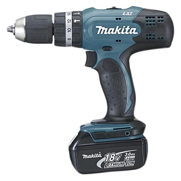 Slagskruvdragare / borr Makita DHP453RFE; 18 V; 2x3,0 Ah batt.