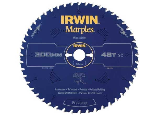 Sågklinga för trä Irwin Marples; 300x3,2x30,0 mm; Z48