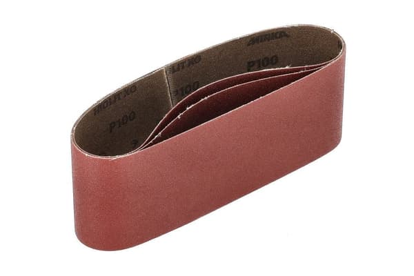Slipband för bandslipar Mirka Hiolit 5740699310; 75x457 mm; P100