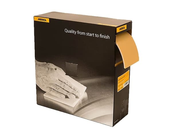 Sandpappersrulle Mirka GoldFlex Soft 2912707015; 115mmx25 m; P150