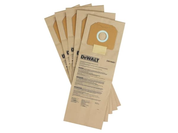 Dammpåse DeWalt DWV9401-XJ; 5 st.