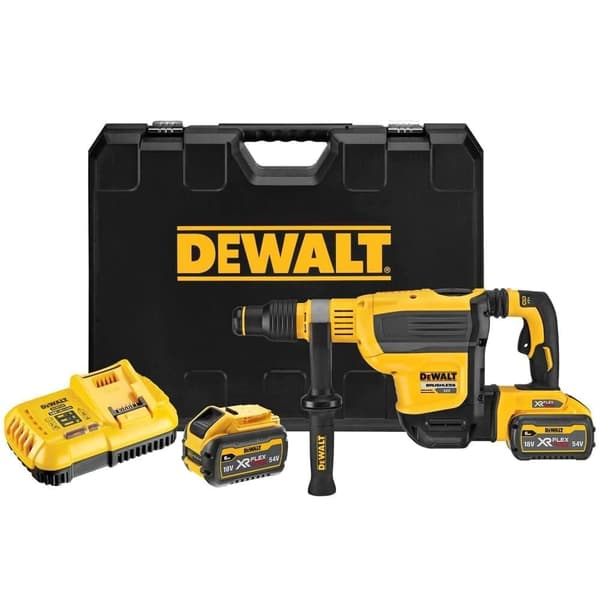 Borrhammare DeWalt DCH614X2-QW FlexVolt; 10,5 J; SDS-max; 54 V; 2x9,0 Ah batt.