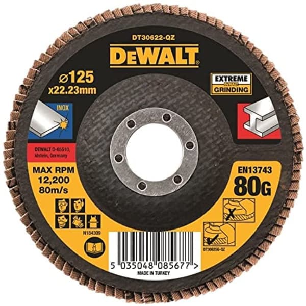Lamellrondeller DeWalt DT30622-QZ; 125 mm; P80