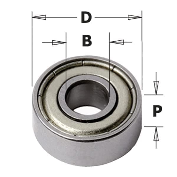 Lager CMT 791.054.00; 80x40x18 mm