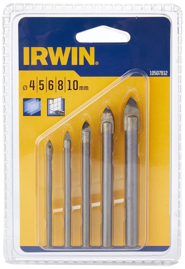 5-delar borrsats Irwin; 4-10 mm