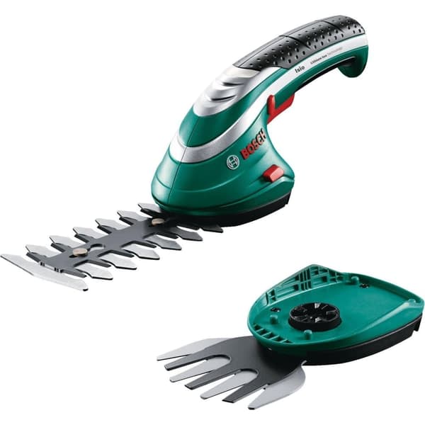 Häck- och grässax  Bosch ISIO 3; 3,6 V; 1x1,5 Ah batt.