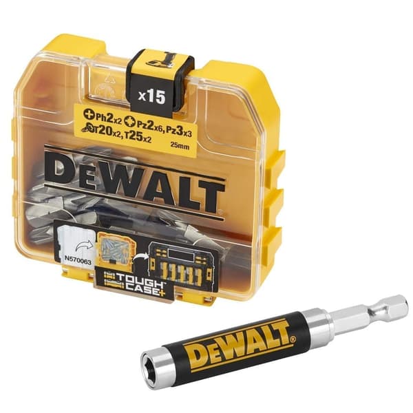 Bitssats för skruvmejsel DeWalt DT71511; 16 st.