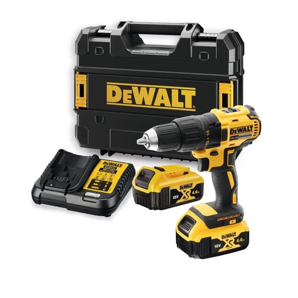 Skruvdragare/borr DeWalt DCD777M2T; 18 V; 2x4,0 Ah batt.