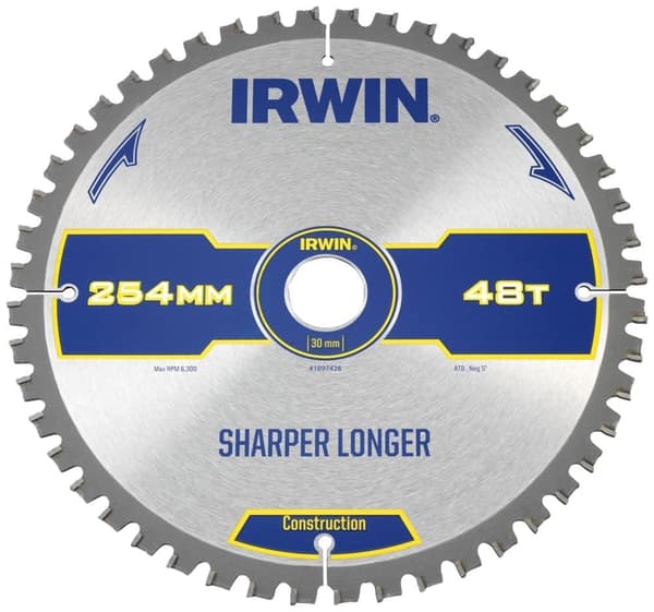 Sågklinga för trä Irwin; Ø254 mm