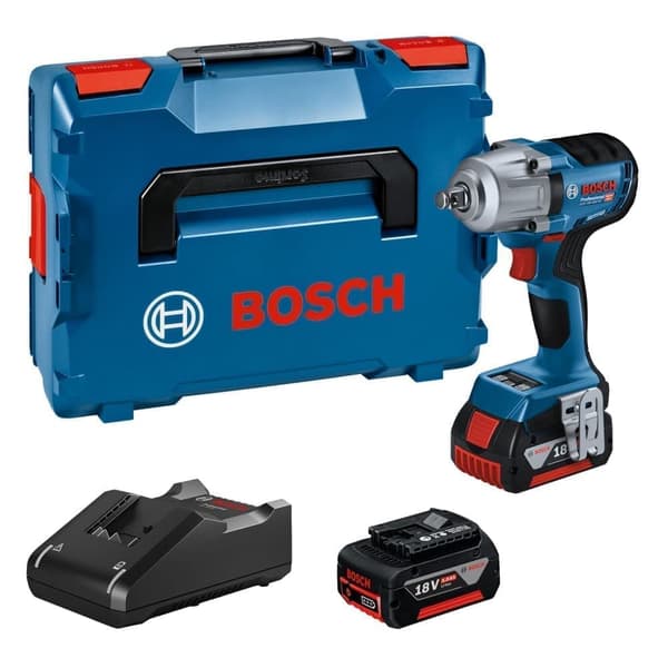Slagmutterdragare Bosch GDS 18V-450 HC Professional; 18 V; 2x5,0 Ah batt.