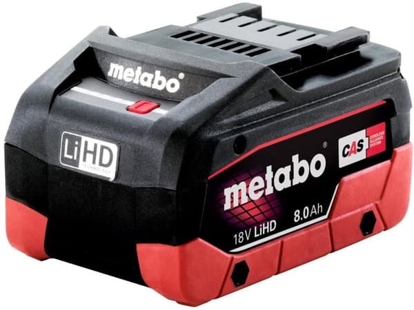 Batteri Metabo; 18 V; 8,0 Ah; LiHD