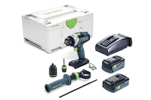 Slagskruvdragare / borr Festool QUADRIVE TPC 18/4 5,0/4,0 I-Plus;  18 V; 5,0 Ah + 4,0 Ah batt.