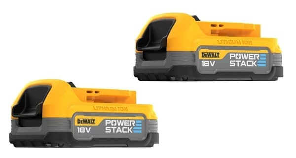 Batteri DeWalt DCBP034E2-XJ Powerstack; 18 V; 1,7 Ah; Li-ion; 2 st.