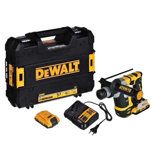 Borrhammare DeWalt DCH172D2; 1,4 J; SDS-plus; 18 V; 2x2,0 Ah batt.