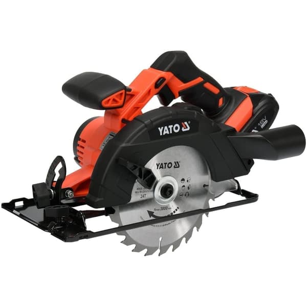 Batteridriven cirkelsåg Yato YT-82810; 18 V; 1x2,0 Ah batt.