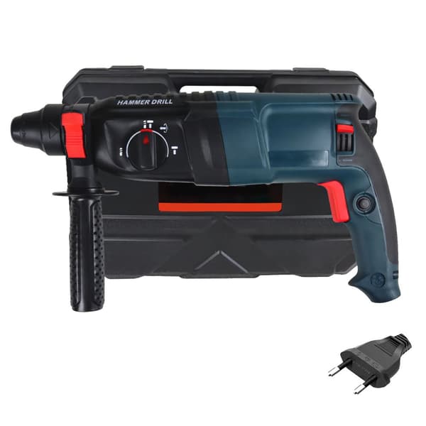 Trådløs Elektrisk Boremaskine, 800W Effekt, 3.2J Hammekraft,EU-standard 1100W, EU