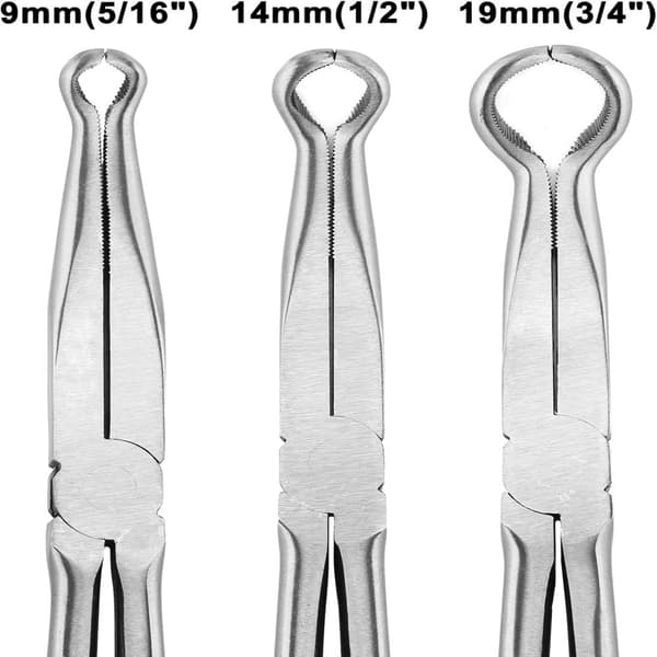 Slangtångsset, 11" längd, ergonomiskt grepp, tandade käftar