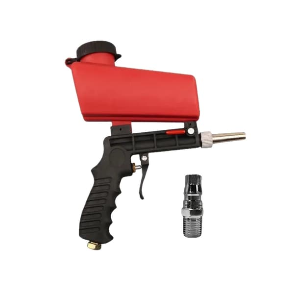 Justerbar Sandblæsningspistol, 90 psi Tryk, 21 lbs Beholderkapacitet,EU-stik, EU stik