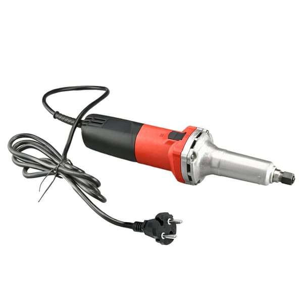 Poleringsmaskine, 600W ren kobbermotor, justerbar hastighed 0-27000RPM,Rød, EU