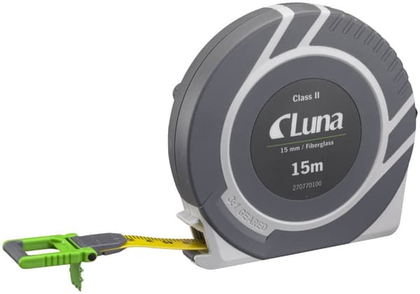 Luna LG Glasfiber Målebånd 15m