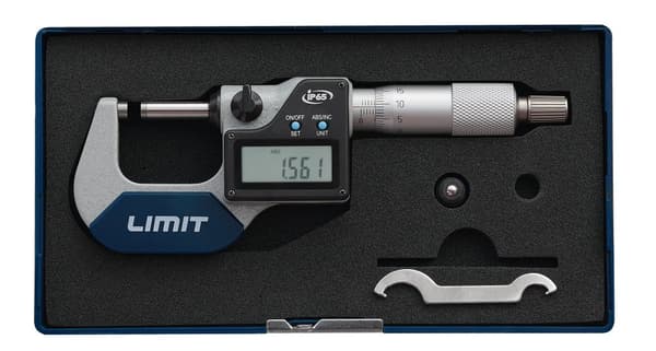 Digital Micrometer Limit MDA IP65 0-25mm