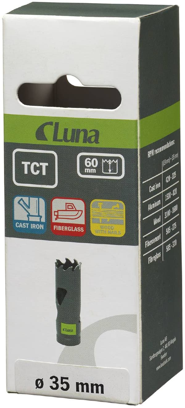 Luna TCT-CP 19mm hulsav