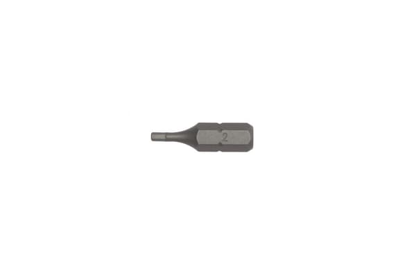 Bit til 6-hjørne fatninger 2 mm HEx længde 25 mm