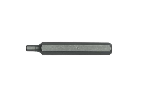 Sekskantede bits længde 75 mm 5 mm