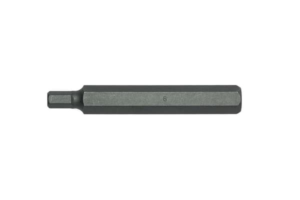 Sekskantede bits længde 75 mm 6 mm