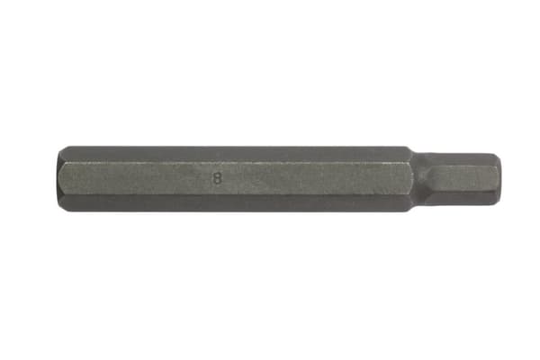 Sekskantede bits længde 75 mm 8 mm