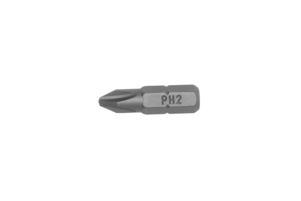 Phillips krydsbit PH02 længde 25 mm (10 stk.)