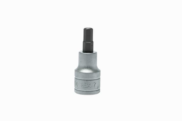 6-pisteinen varren kanta 1/2" kahvalla 7 mm