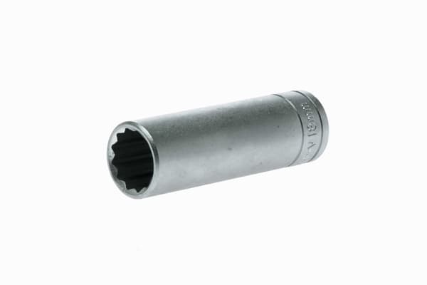 Lång 12-punktssockel med 1/2" grepp 18 mm
