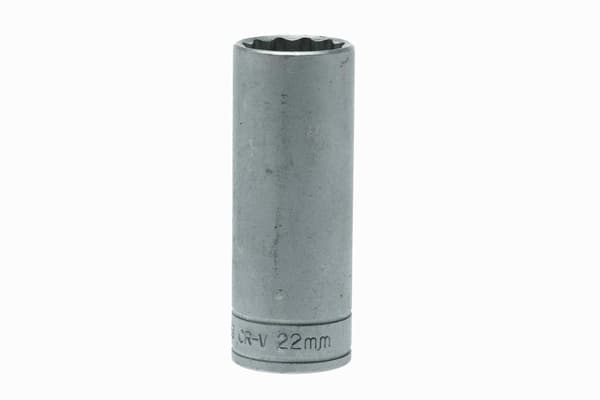 Lang fatning 12-punkts med 1/2" greb 22 mm